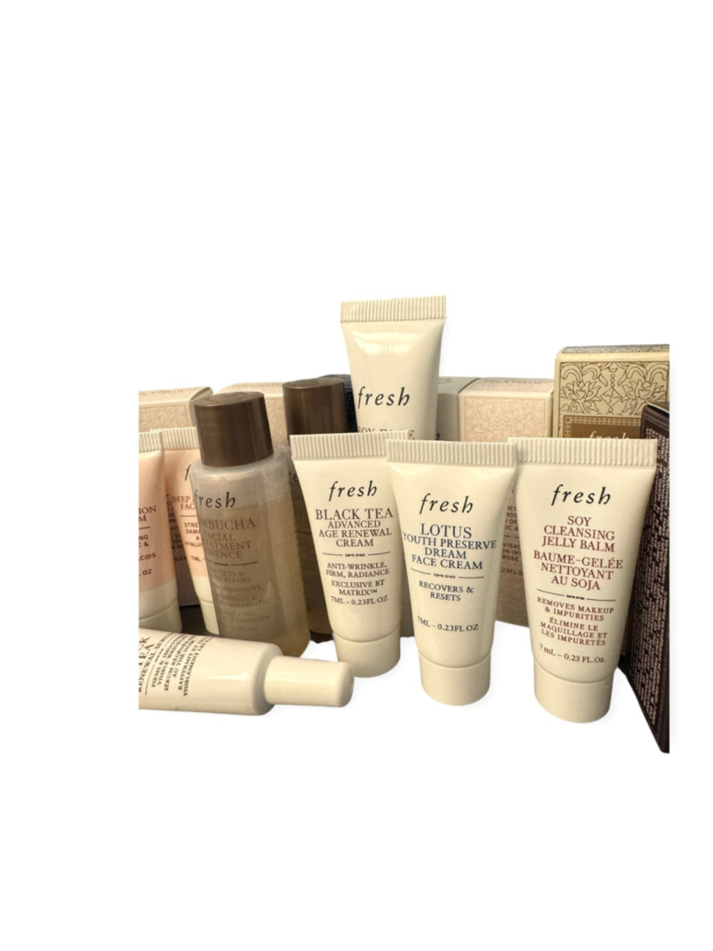 Fresh Skincare Mini Set, New. Travel Sized Cream/Cleanser/Essence/Mask. - Picture 4 of 7
